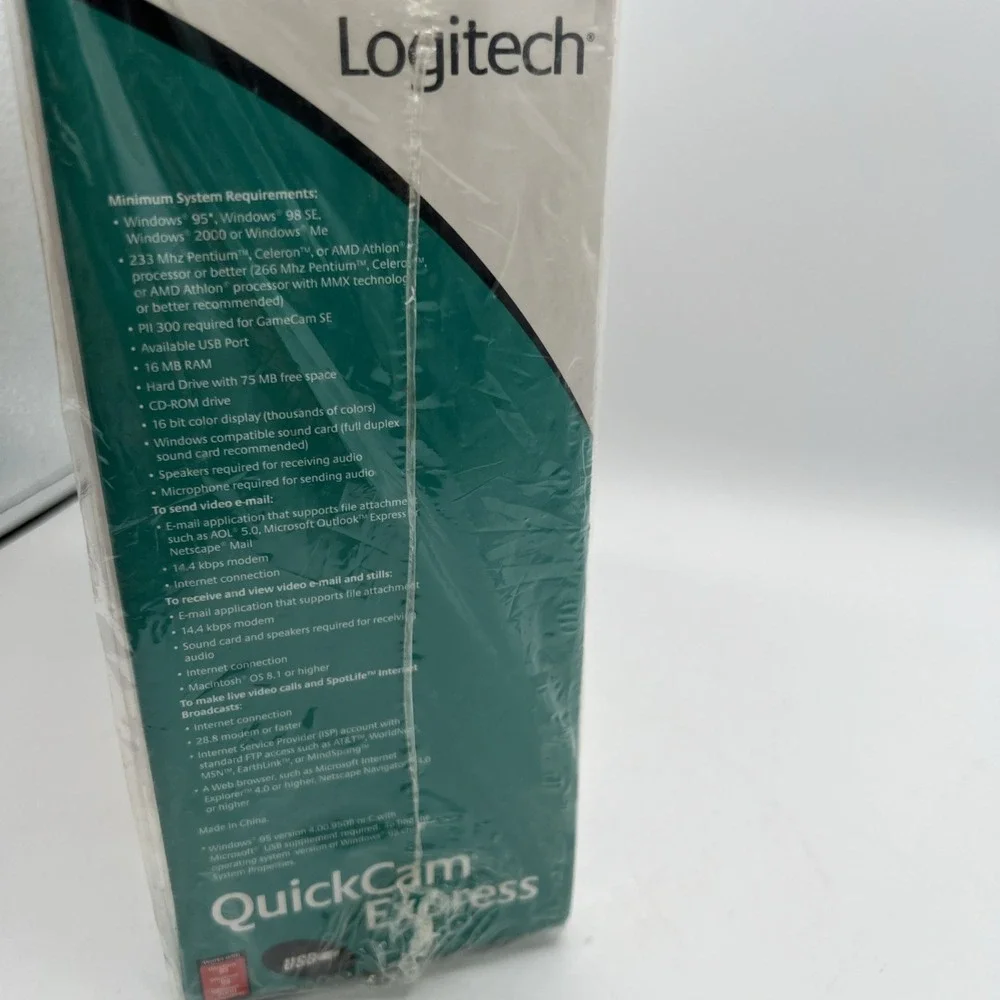 LOGITECH QUICKCAM‎ EXPRESS USB CORD NEW 2 Pack 2000